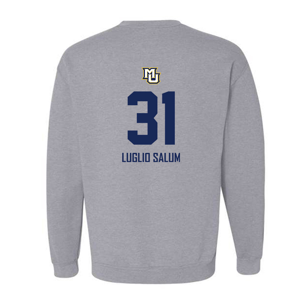 Marquette - NCAA Men's Soccer : Renan Luglio Salum - Sports Shersey Crewneck Sweatshirt