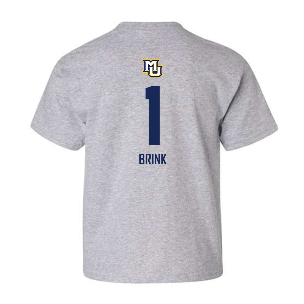 Marquette - NCAA Men's Soccer : Marten Brink - Sports Shersey Youth T-Shirt