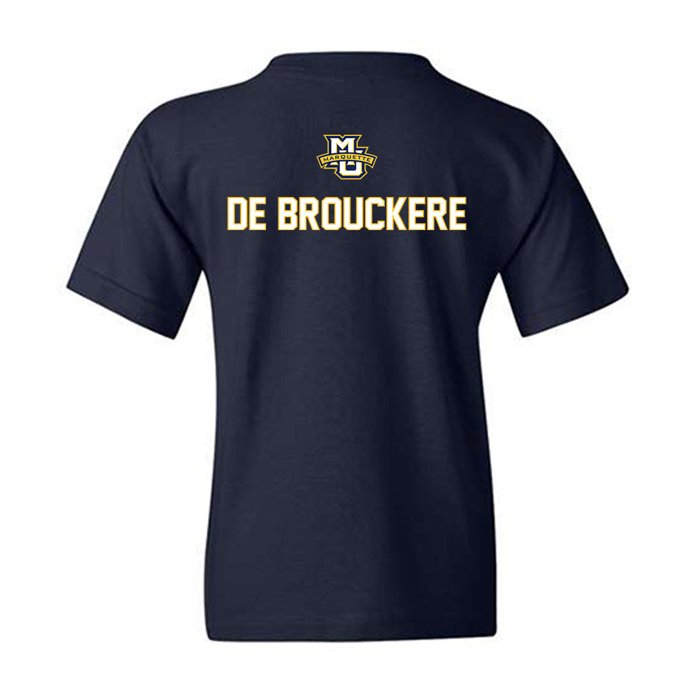 Marquette - NCAA Men's Track & Field : Niels De Brouckere - Generic Sports Shersey Youth T-Shirt-1