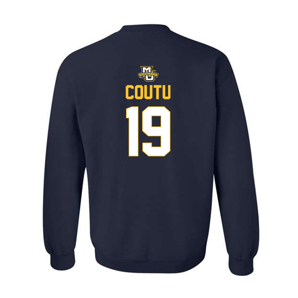 Marquette - NCAA Men's Lacrosse : Connor Coutu - Sports Shersey Crewneck Sweatshirt-1