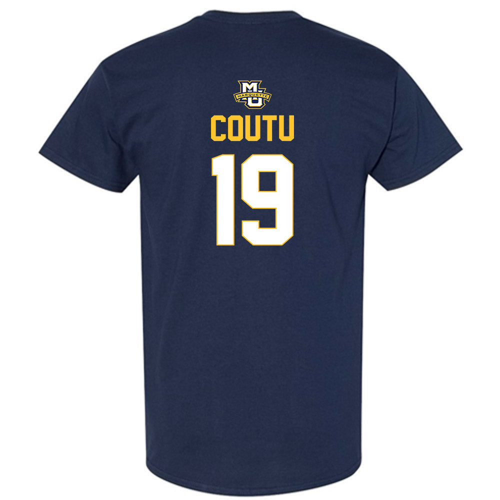 Marquette - NCAA Men's Lacrosse : Connor Coutu - Sports Shersey T-Shirt-1