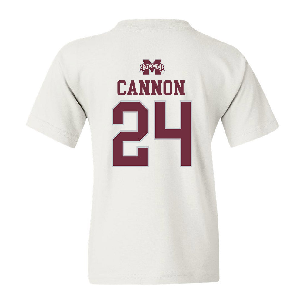Mississippi State - NCAA Football : Elijah Cannon - Youth T-Shirt