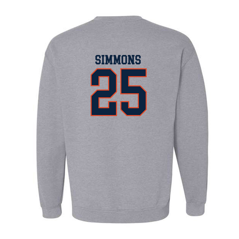 UTSA - NCAA Baseball : Sam Simmons - Sports Shersey Crewneck Sweatshirt-1