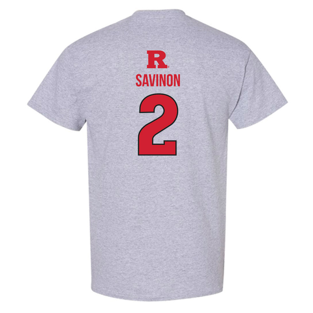 Rutgers - NCAA Baseball : Jordan Savinon - Sport Shersey T-Shirt-1