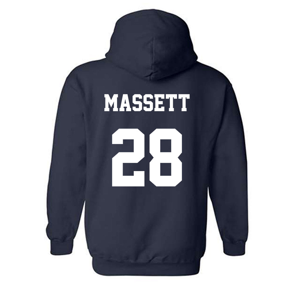 Monmouth - NCAA Men's Lacrosse : Sean Massett - Classic Shersey Hooded Sweatshirt-1