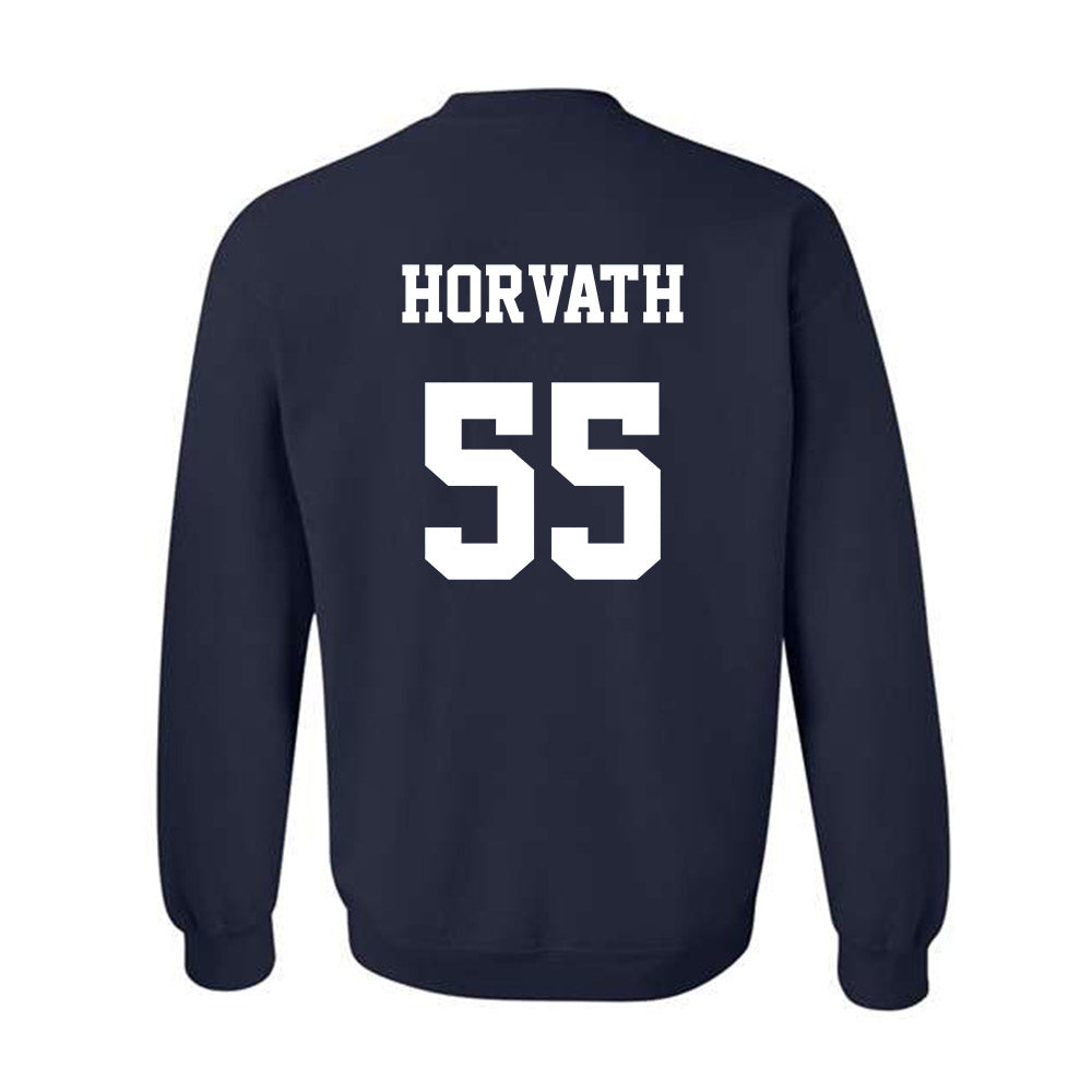 Monmouth - NCAA Baseball : David Horvath - Classic Shersey Crewneck Sweatshirt-1