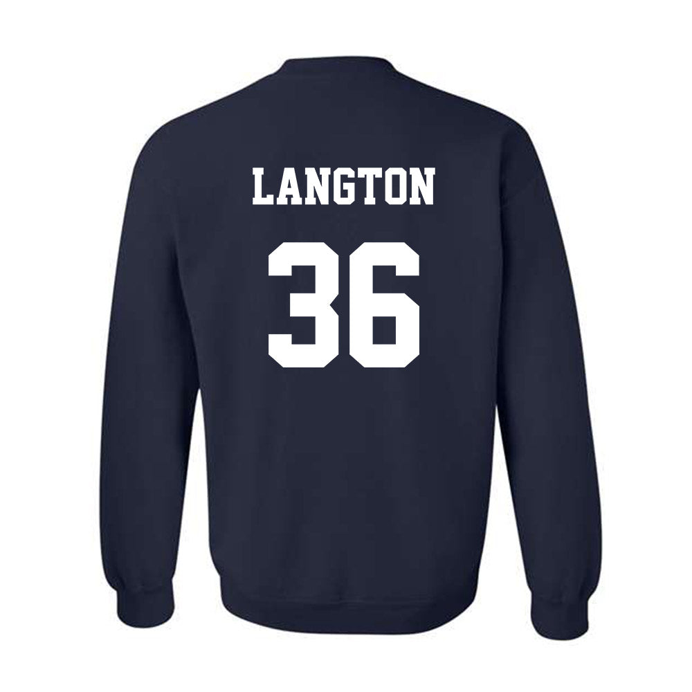 Monmouth - NCAA Football : Steven Langton - Classic Shersey Crewneck Sweatshirt