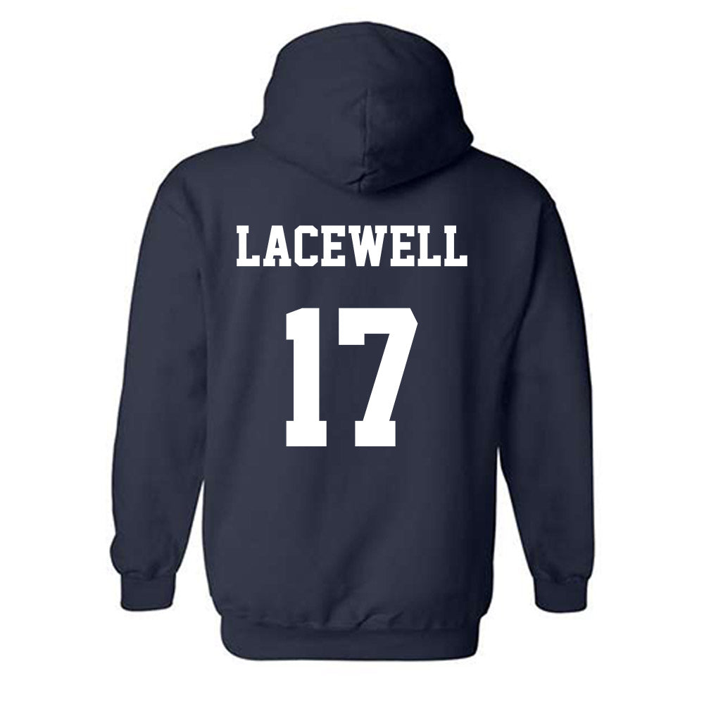 Monmouth - NCAA Men's Lacrosse : Terrence Lacewell - Classic Shersey Hooded Sweatshirt-1