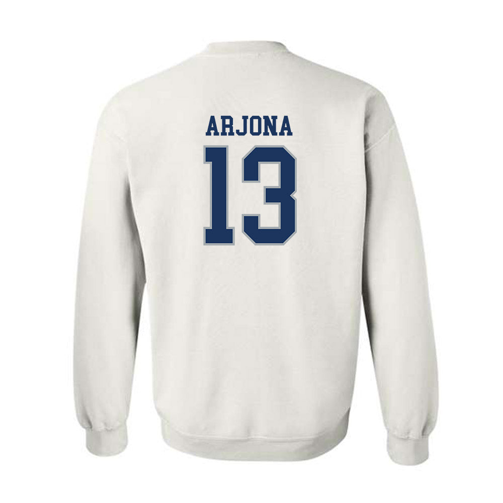 Monmouth - NCAA Football : Enzo Arjona - Classic Fashion Shersey Crewneck Sweatshirt