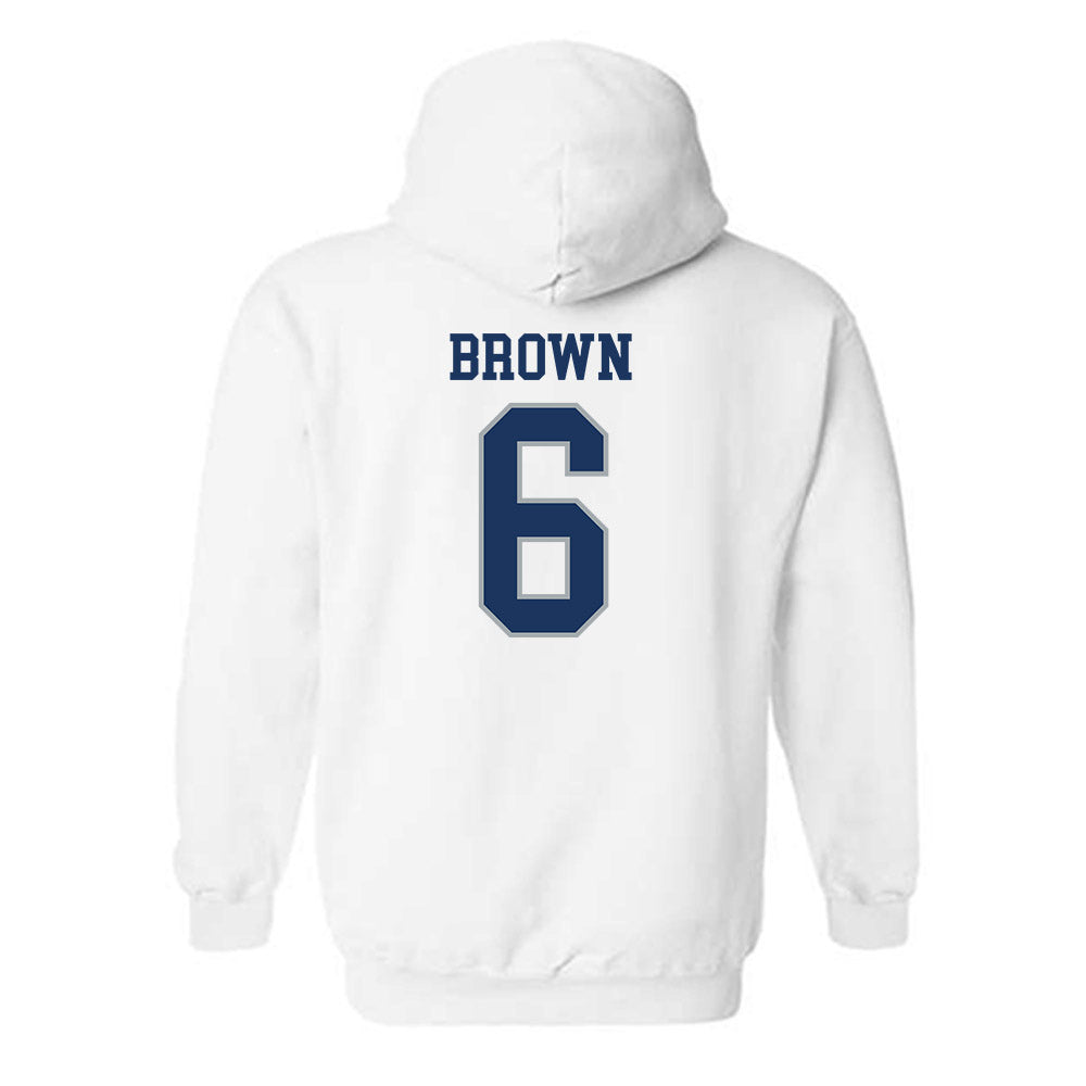 Monmouth - NCAA Football : Jacob Brown - Classic Fashion Shersey Hooded Sweatshirt