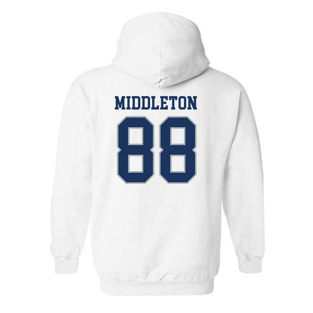 Monmouth - NCAA Football : Marcus Middleton - Classic Fashion Shersey Hooded Sweatshirt