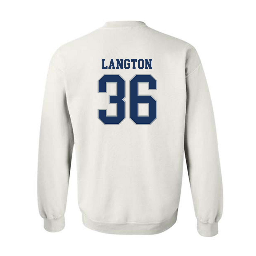 Monmouth - NCAA Football : Steven Langton - Classic Fashion Shersey Crewneck Sweatshirt
