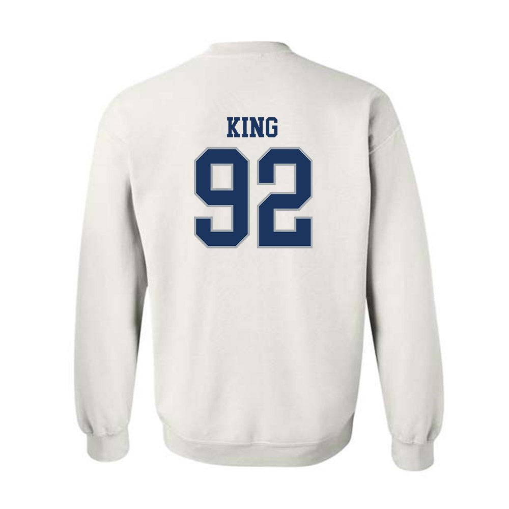 Monmouth - NCAA Football : Chris King - Classic Fashion Shersey Crewneck Sweatshirt