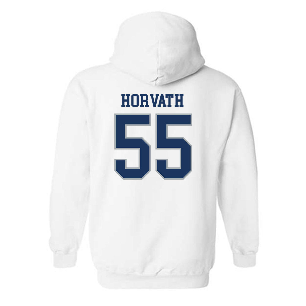 Monmouth - NCAA Baseball : David Horvath - Classic Fashion Shersey Hooded Sweatshirt-1