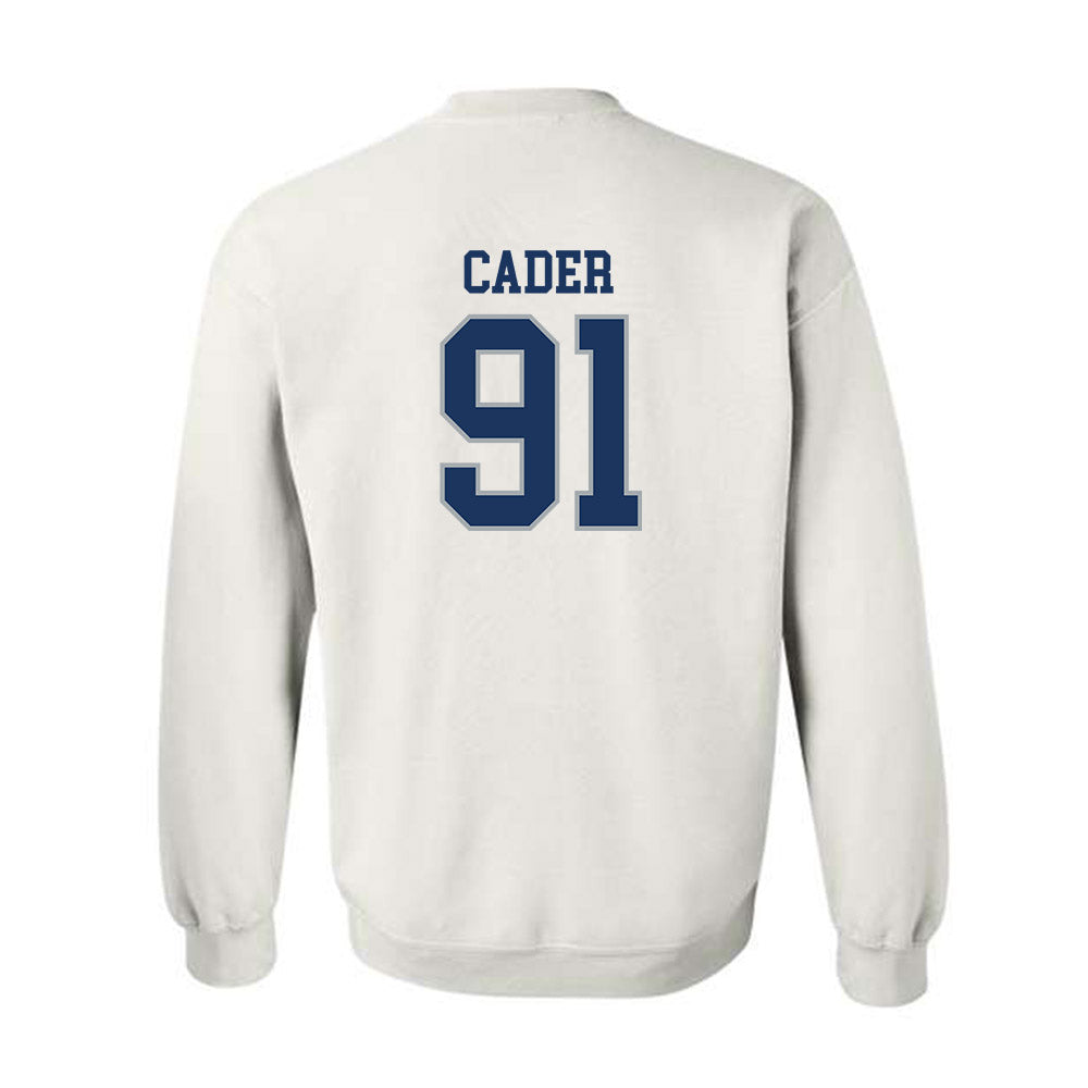 Monmouth - NCAA Football : Thomas Cader - Classic Fashion Shersey Crewneck Sweatshirt-1