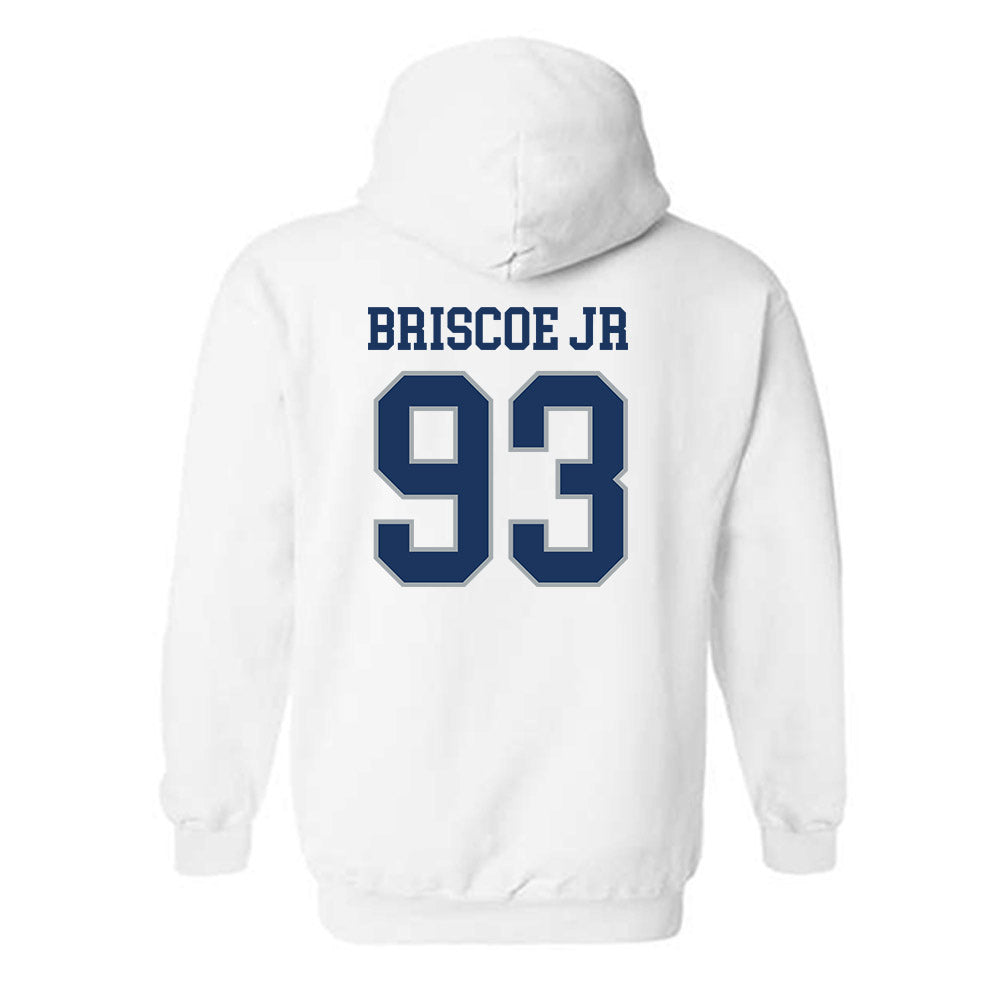 Monmouth - NCAA Football : DJ Briscoe Jr - Classic Fashion Shersey Hooded Sweatshirt-1