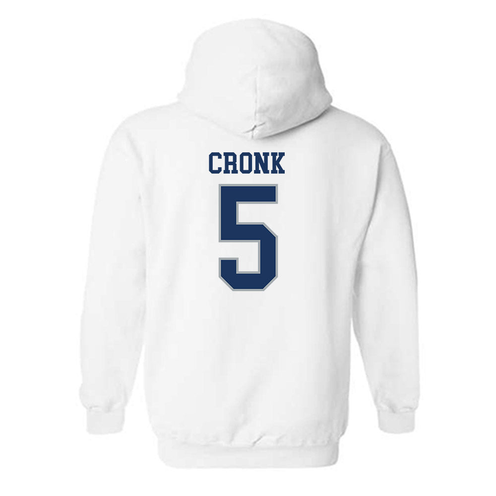 Monmouth - NCAA Men's Lacrosse : Ethan Cronk - Classic Fashion Shersey Hooded Sweatshirt-1