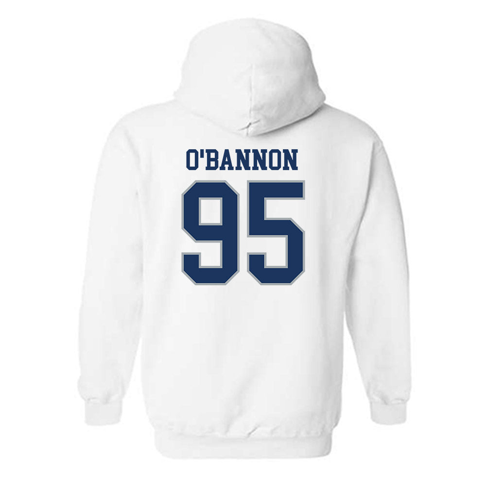 Monmouth - NCAA Football : Justin O'Bannon - Classic Fashion Shersey Hooded Sweatshirt