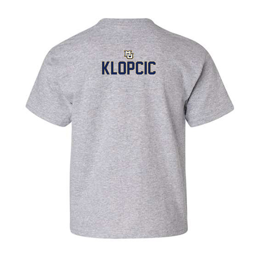 Marquette - NCAA Men's Track & Field : Andrew Klopcic - Generic Shersey Youth T-Shirt-1