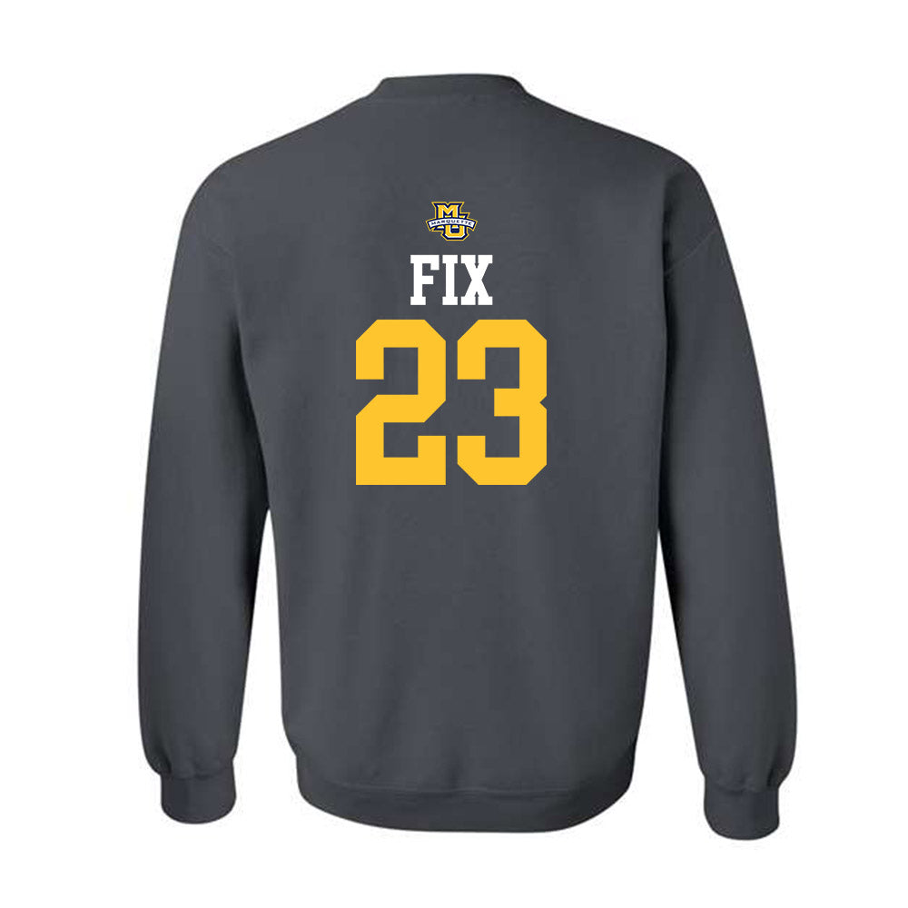 Marquette - NCAA Women's Soccer : Emily Fix - Sports Shersey Crewneck Sweatshirt-1