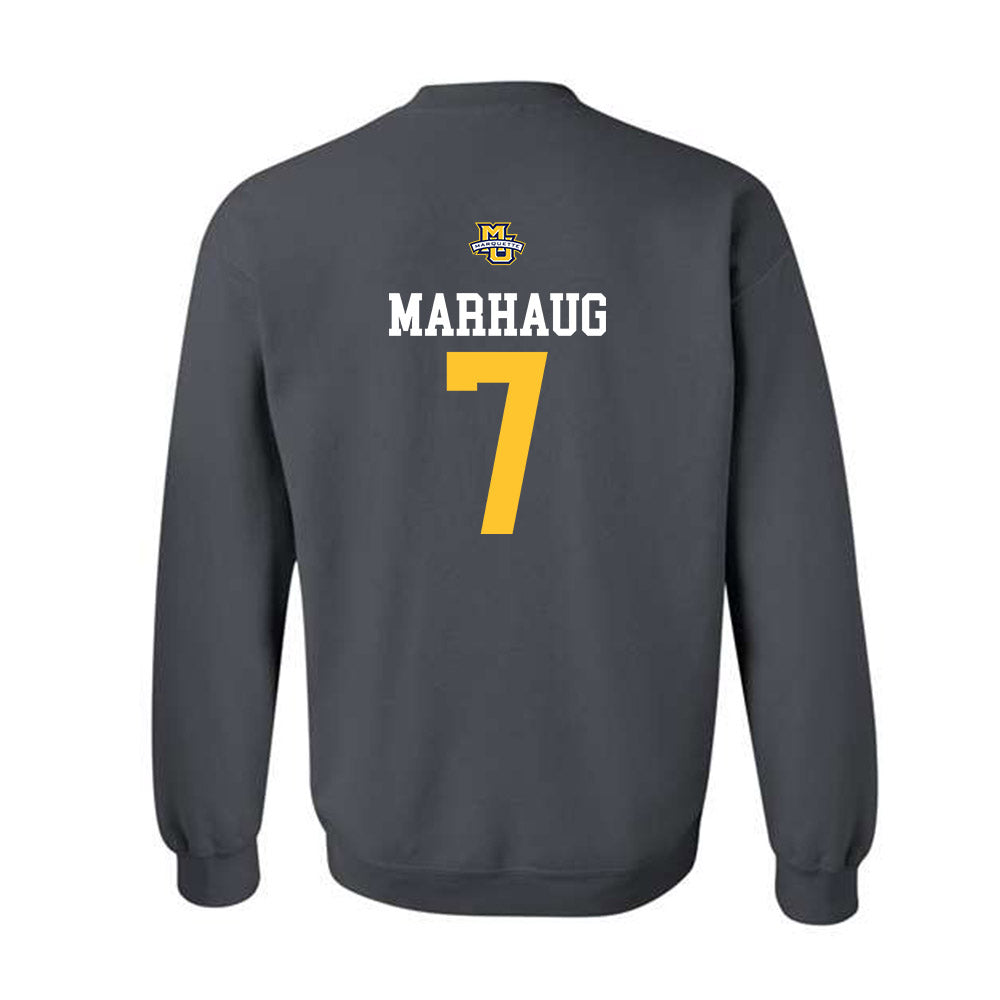 Marquette - NCAA Women's Soccer : Ida Marhaug - Sports Shersey Crewneck Sweatshirt-1