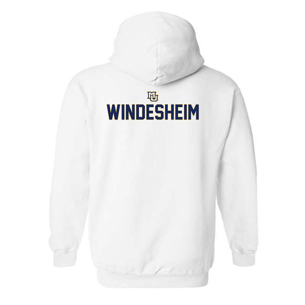Marquette - NCAA Women's Lacrosse : Gabby Windesheim - Generic Shersey Hooded Sweatshirt-1