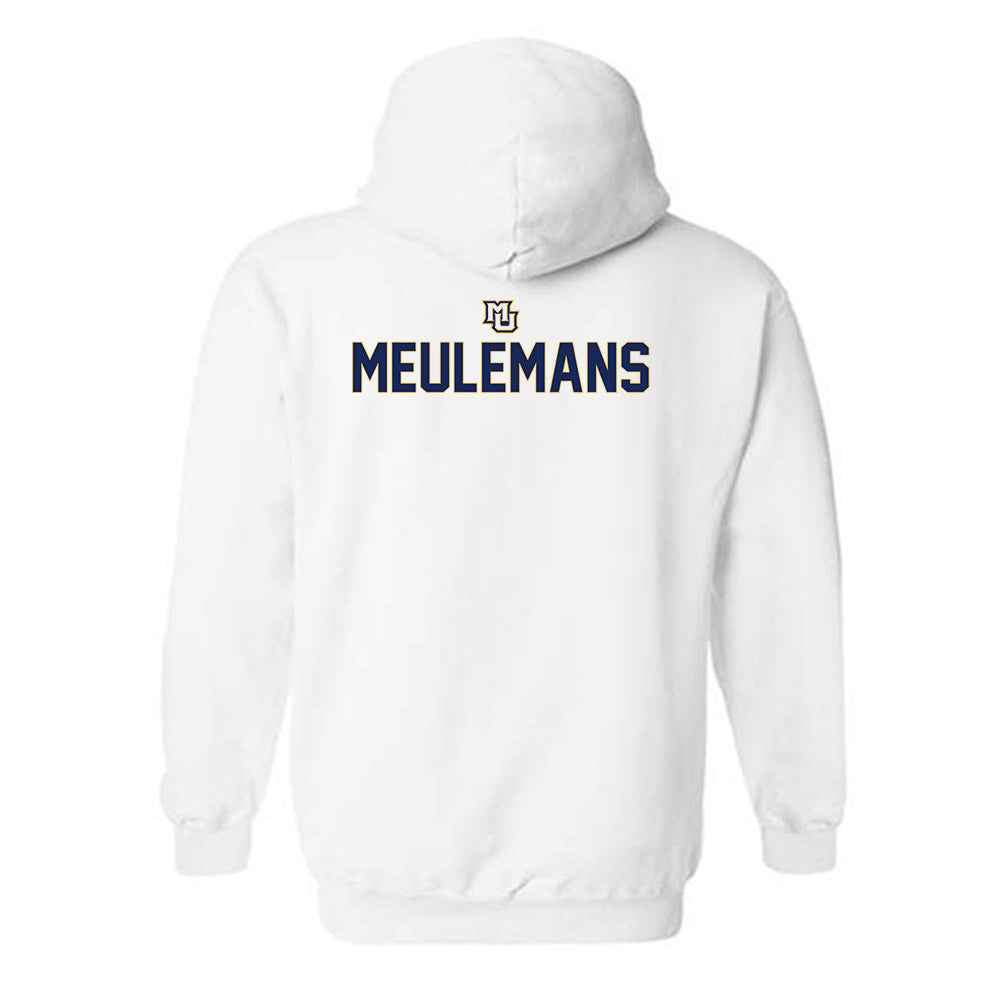 Marquette - NCAA Women's Basketball : Jordan Meulemans - Generic Shersey Hooded Sweatshirt-1