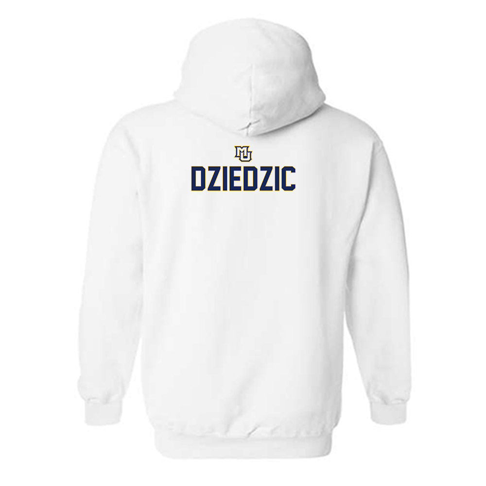 Marquette - NCAA Women's Soccer : Paige Dziedzic - Generic Shersey Hooded Sweatshirt-1
