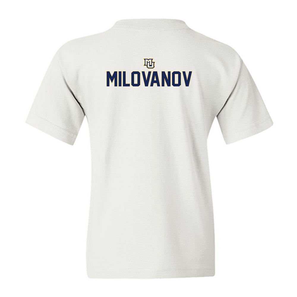 Marquette - NCAA Men's Soccer : Justin Milovanov - Generic Shersey Youth T-Shirt-1