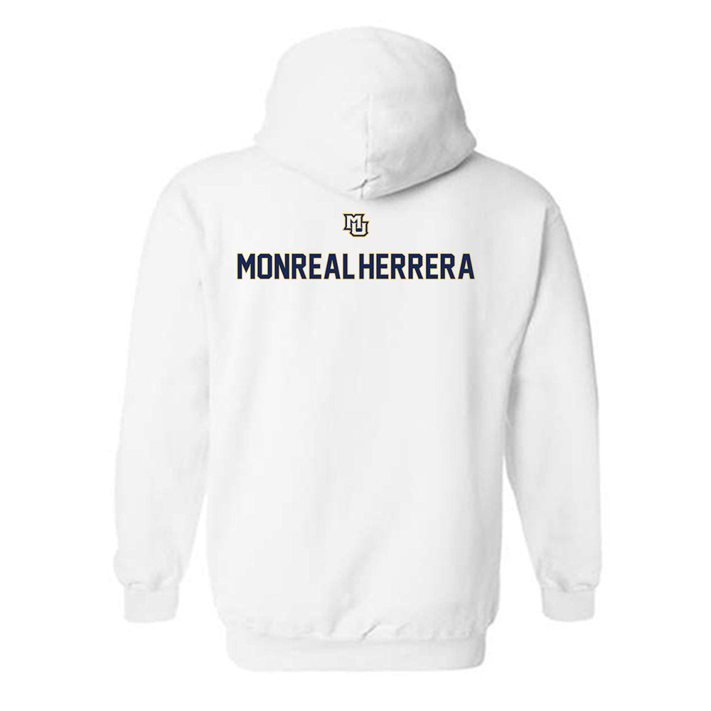 Marquette - NCAA Men's Soccer : Jonathan Monreal-Herrera - Generic Shersey Hooded Sweatshirt-1