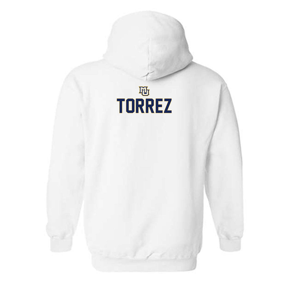 Marquette - NCAA Men's Soccer : Hudson Torrez - Generic Shersey Hooded Sweatshirt-1