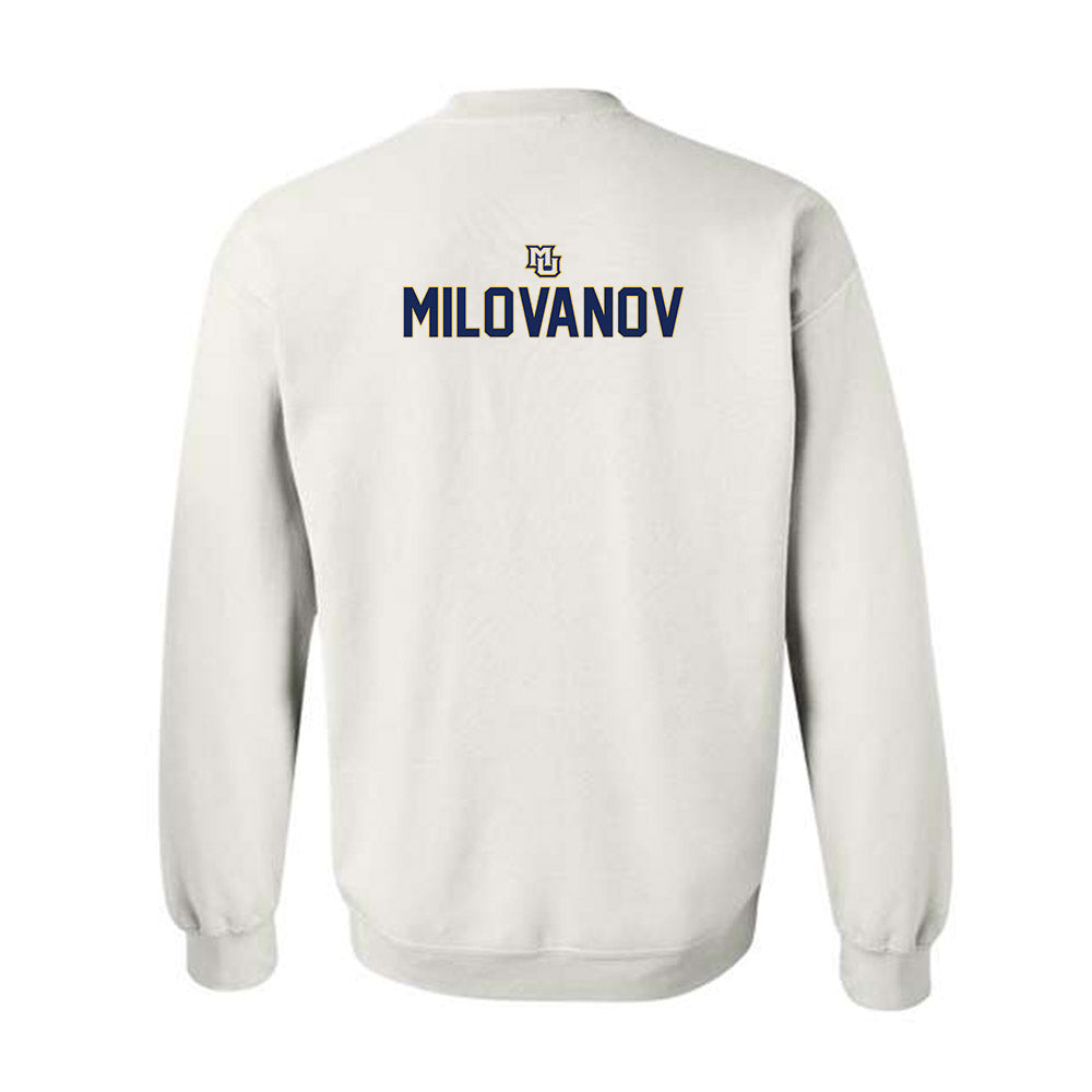 Marquette - NCAA Men's Soccer : Justin Milovanov - Generic Shersey Crewneck Sweatshirt-1