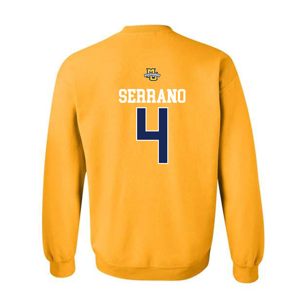 Marquette - NCAA Women's Lacrosse : Dani Serrano - Sports Shersey Crewneck Sweatshirt-1
