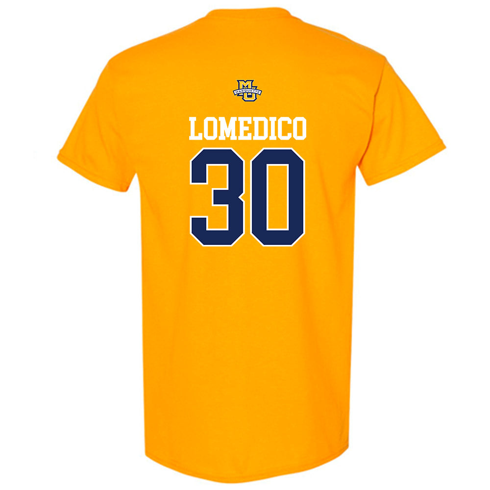 Marquette - NCAA Men's Lacrosse : Iggy LoMedico - Sports Shersey T-Shirt-1