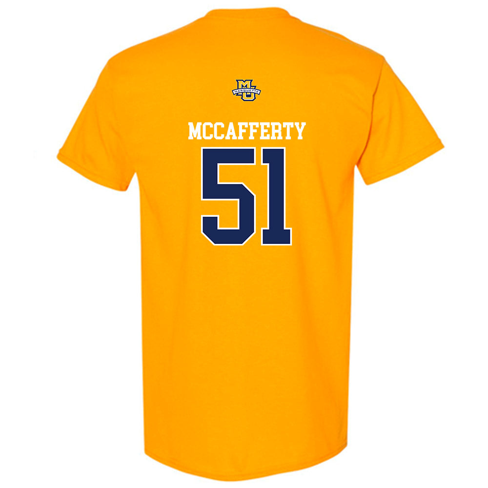 Marquette - NCAA Men's Lacrosse : Easton McCafferty - Sports Shersey T-Shirt-1