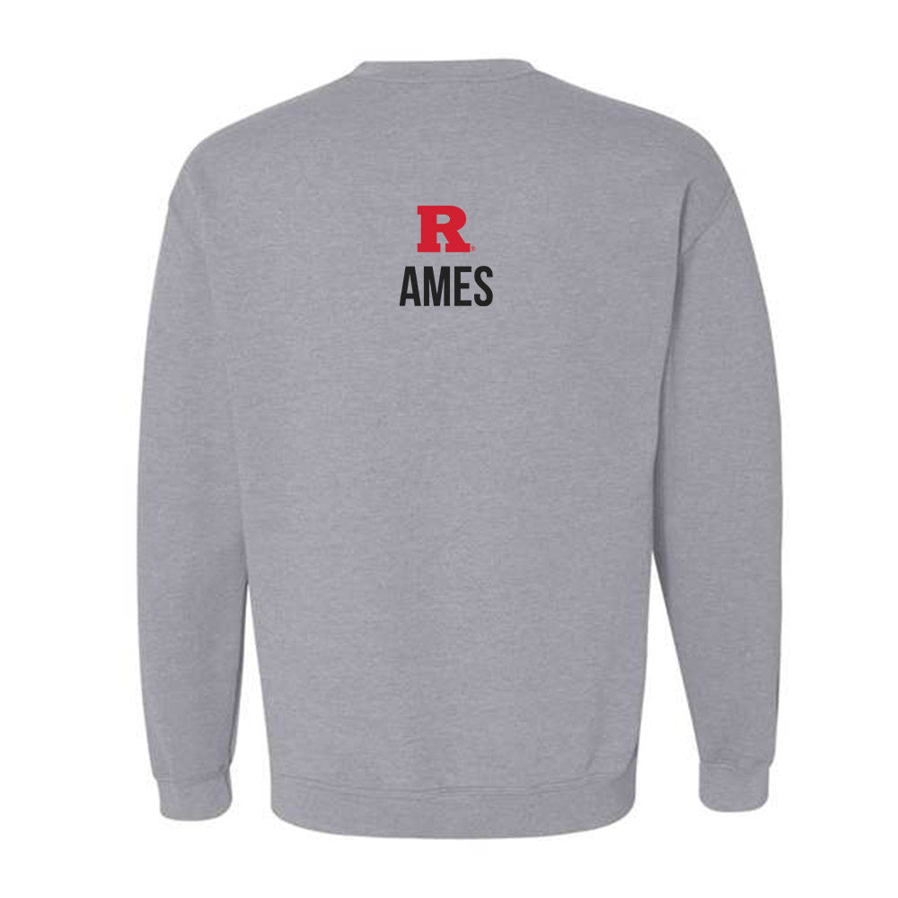 Rutgers - NCAA Women's Track & Field : Teyana Ames - Sport Shersey Crewneck Sweatshirt-1