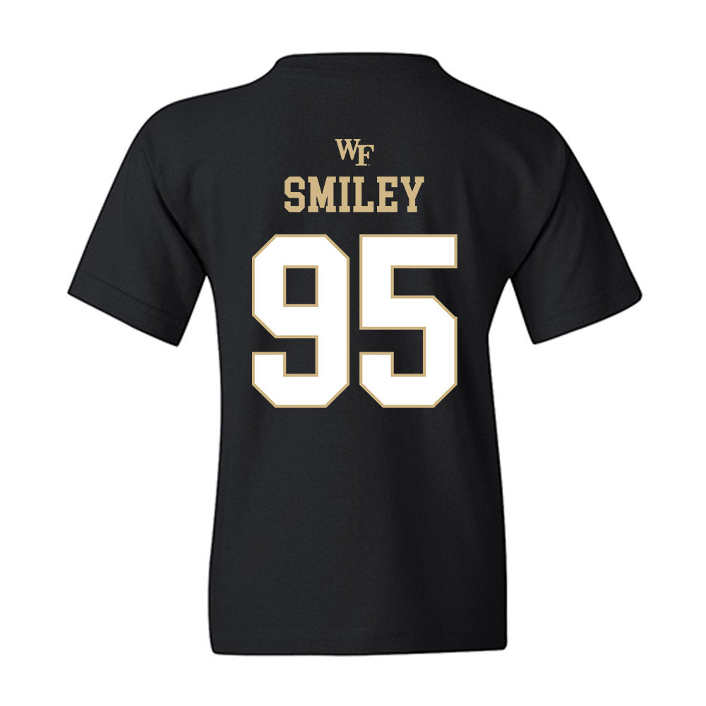 Wake Forest - NCAA Football : Brandon Smiley - Sports Shersey Youth T-Shirt-1