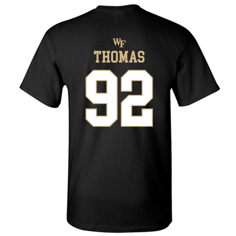 Wake Forest - NCAA Football : Ka'Shawn Thomas - Sports Shersey T-Shirt-1