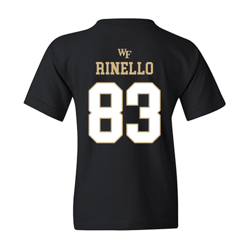 Wake Forest - NCAA Football : Austin Rinello - Sports Shersey Youth T-Shirt-1