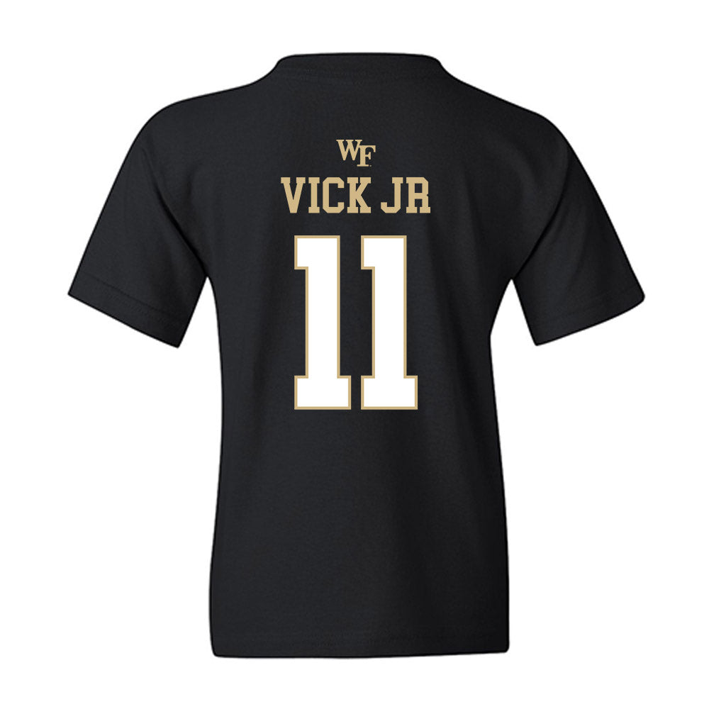 Wake Forest - NCAA Football : RJ Vick Jr - Sports Shersey Youth T-Shirt-1