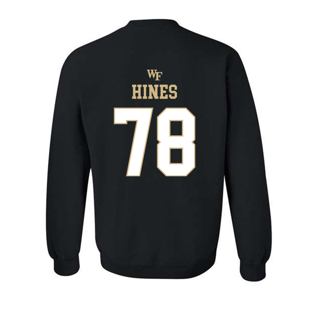 Wake Forest - NCAA Football : Jack Hines - Sports Shersey Crewneck Sweatshirt-1
