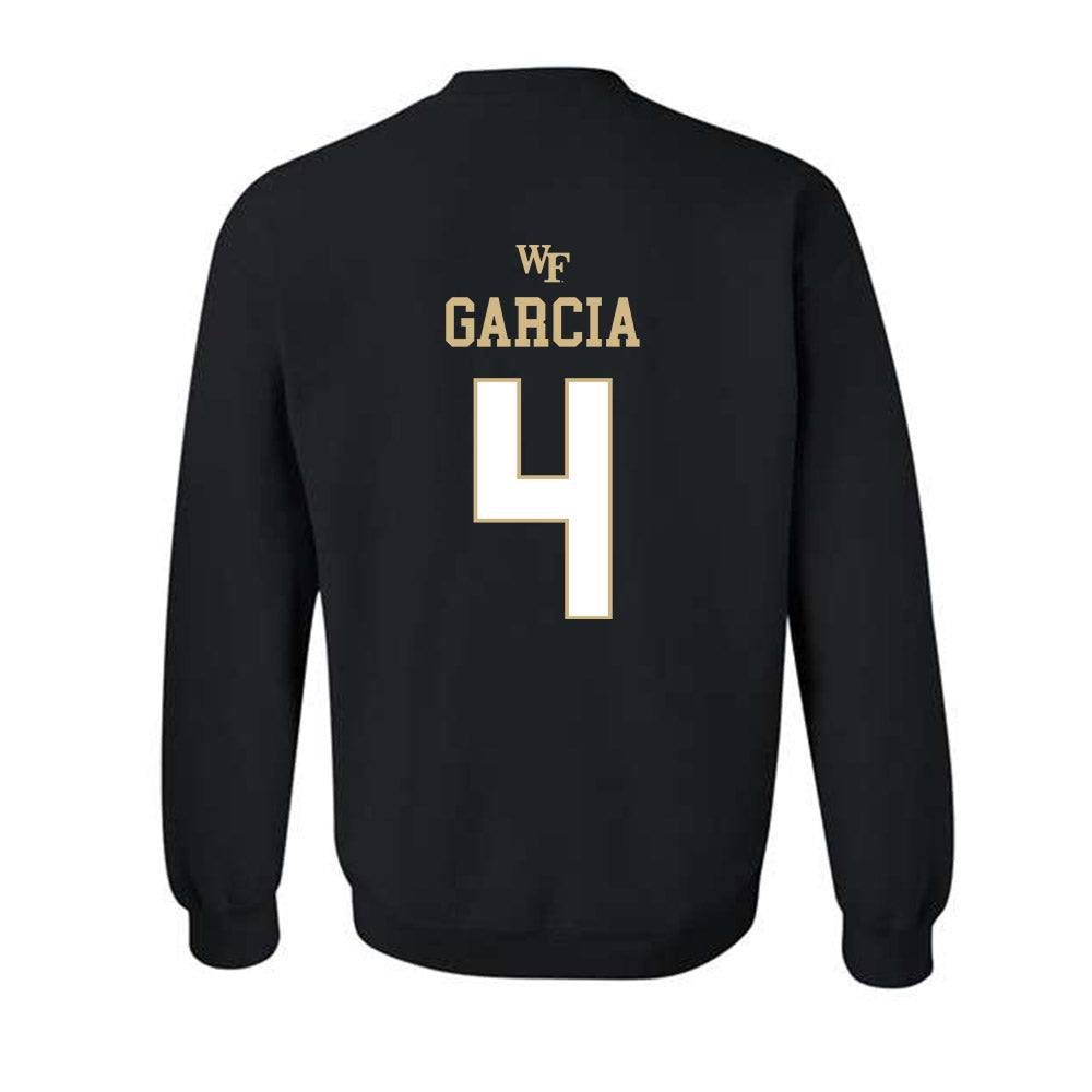 Wake Forest - NCAA Football : Sascha Garcia - Sports Shersey Crewneck Sweatshirt-1