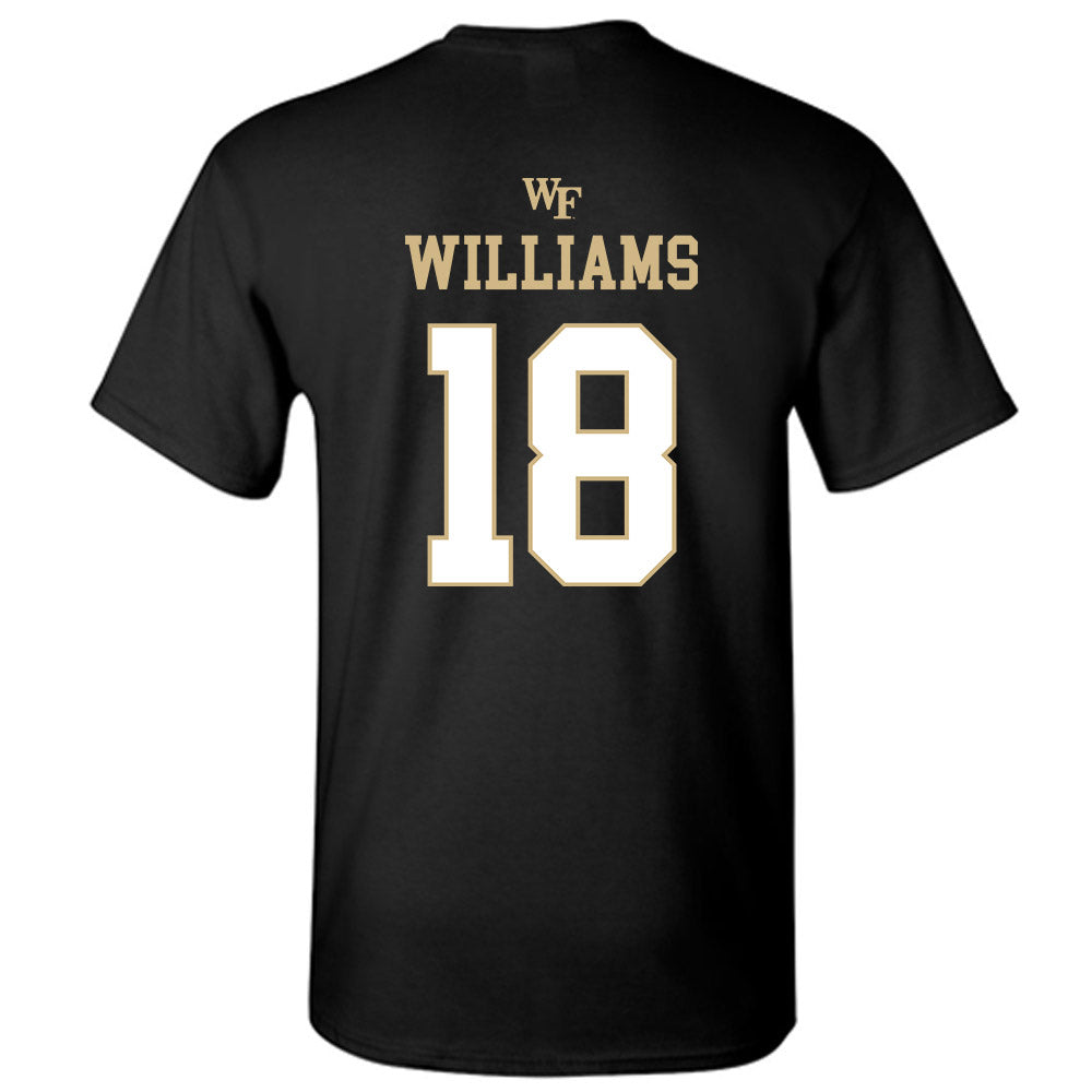 Wake Forest - NCAA Football : BJ Williams - Sports Shersey T-Shirt-1