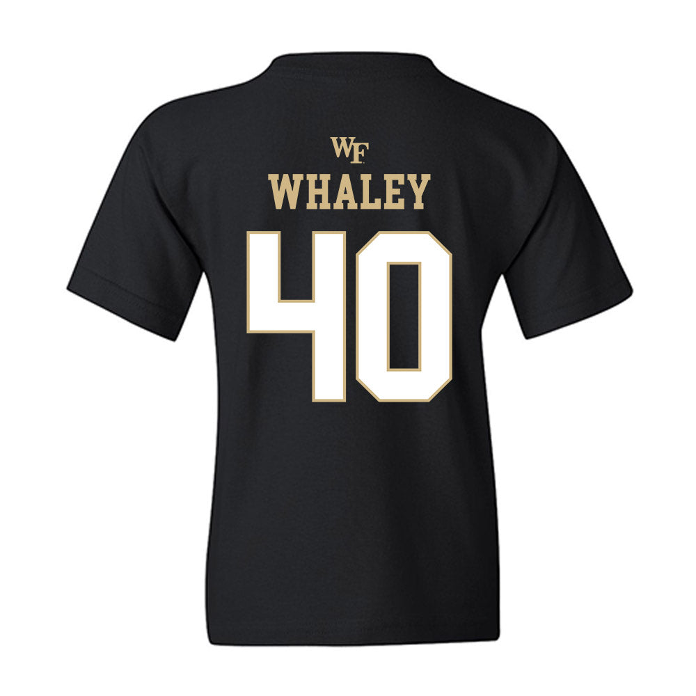 Wake Forest - NCAA Football : Whittman Whaley - Sports Shersey Youth T-Shirt-1