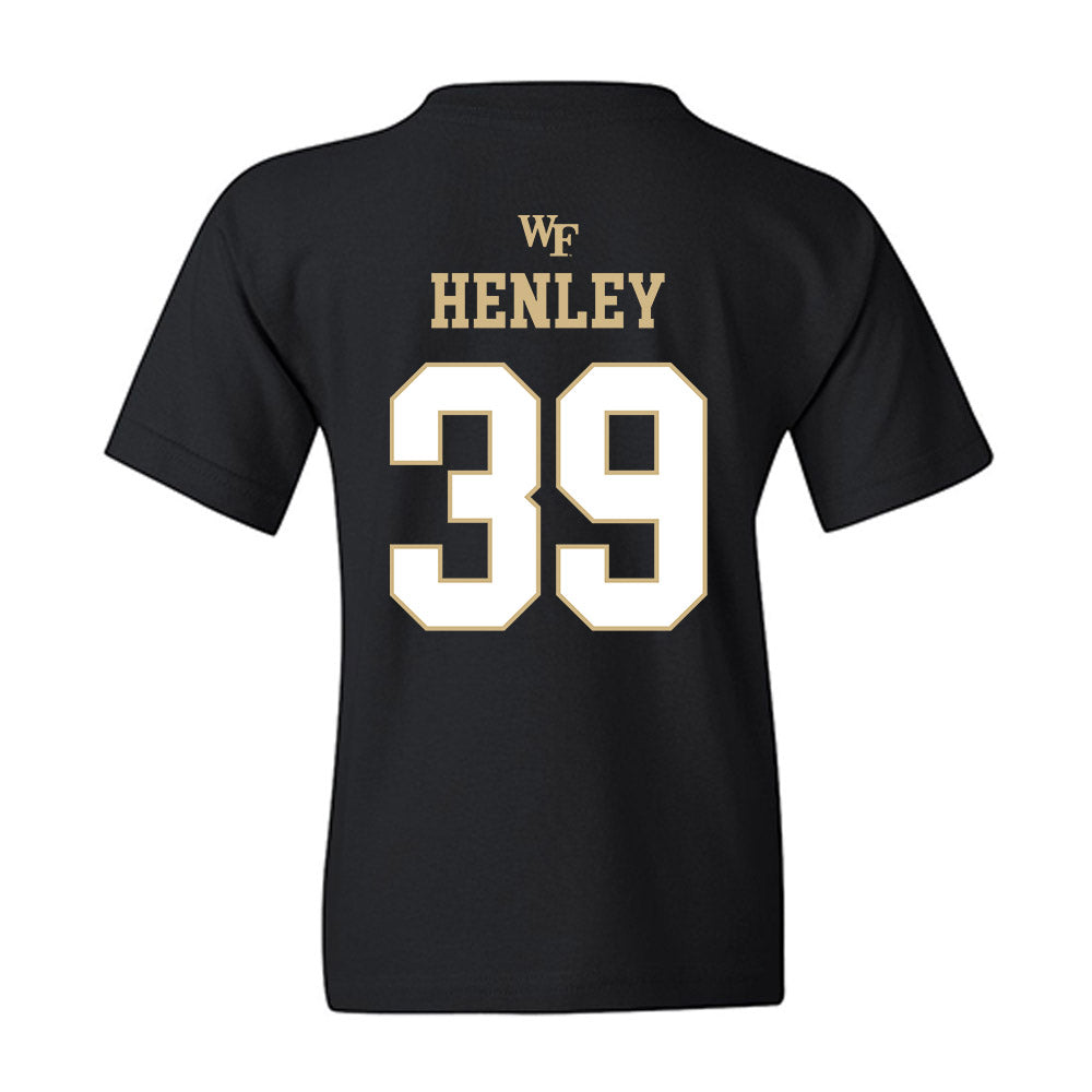 Wake Forest - NCAA Football : Ryan Henley - Sports Shersey Youth T-Shirt-1