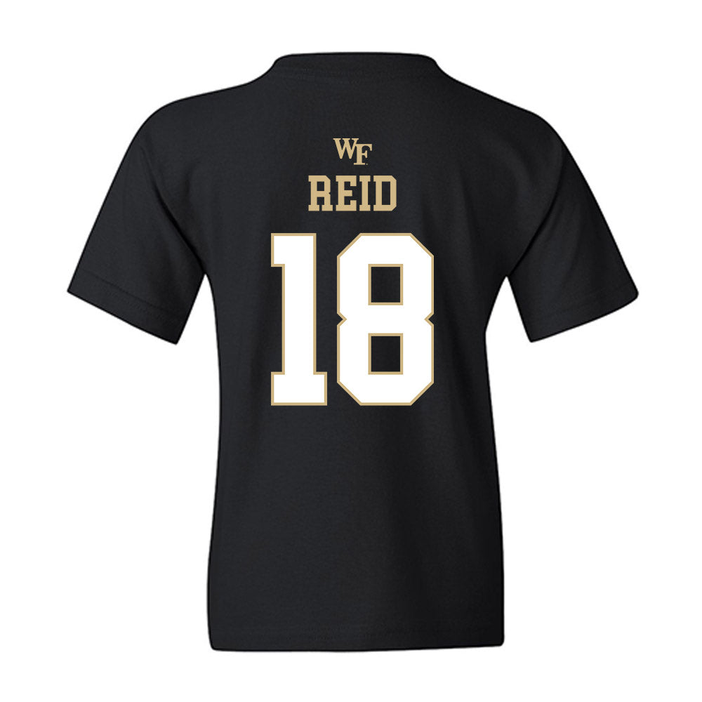 Wake Forest - NCAA Football : Elijah Reid - Sports Shersey Youth T-Shirt-1