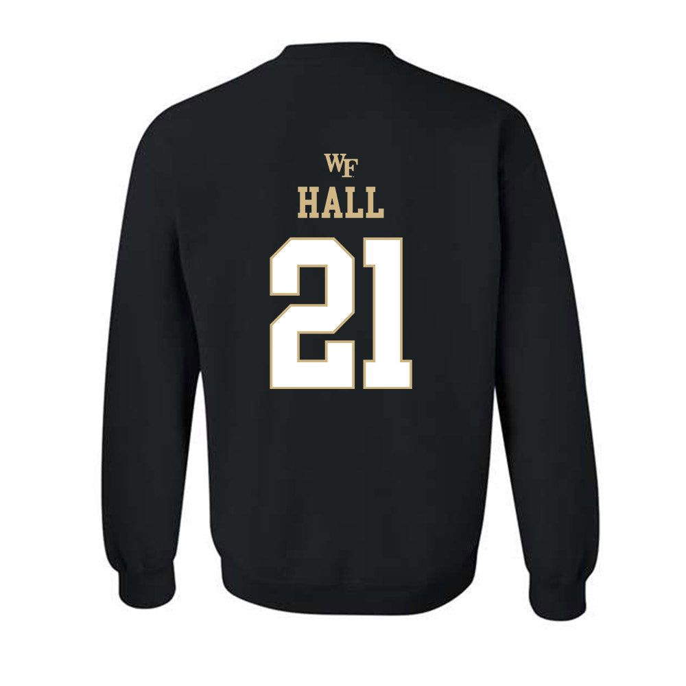 Wake Forest - NCAA Football : Aiden Hall - Sports Shersey Crewneck Sweatshirt-1