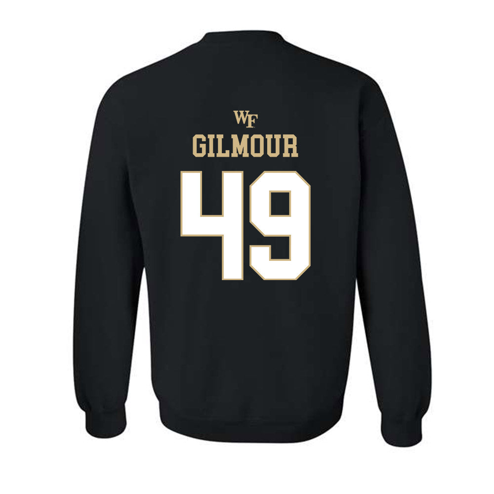 Wake Forest - NCAA Football : Eli Gilmour - Sports Shersey Crewneck Sweatshirt-1