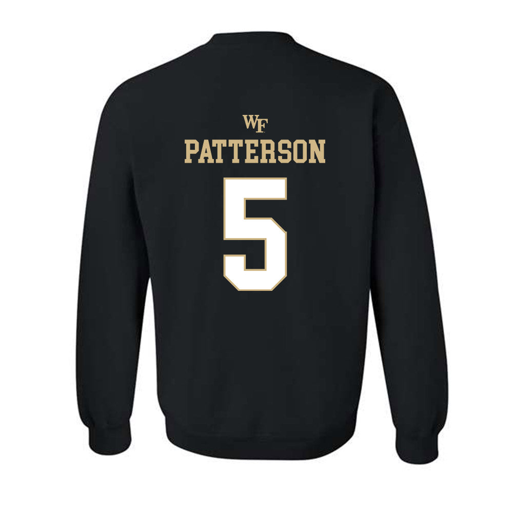 Wake Forest - NCAA Football : Davaughn Patterson - Sports Shersey Crewneck Sweatshirt-1