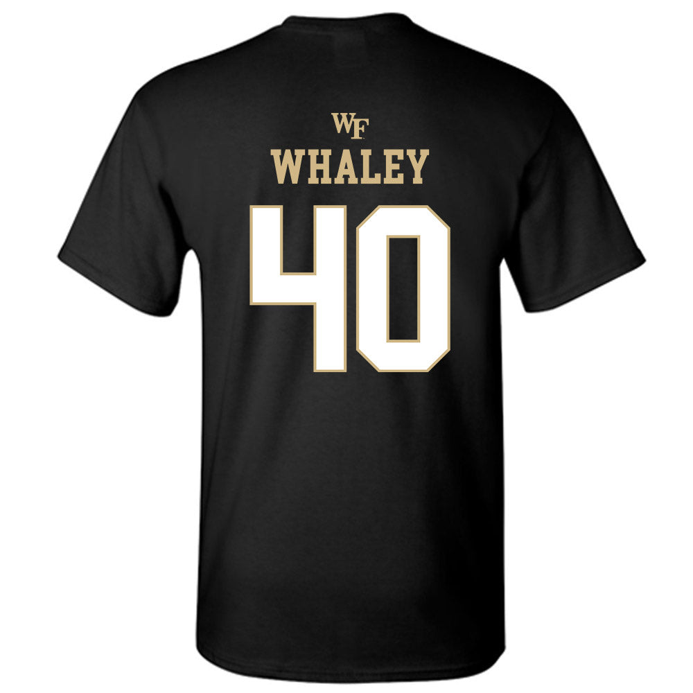 Wake Forest - NCAA Football : Whittman Whaley - Sports Shersey T-Shirt-1